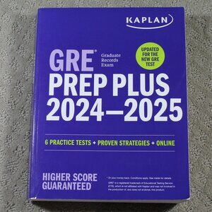Kaplan Prep Plus GRE 2024 - 2025